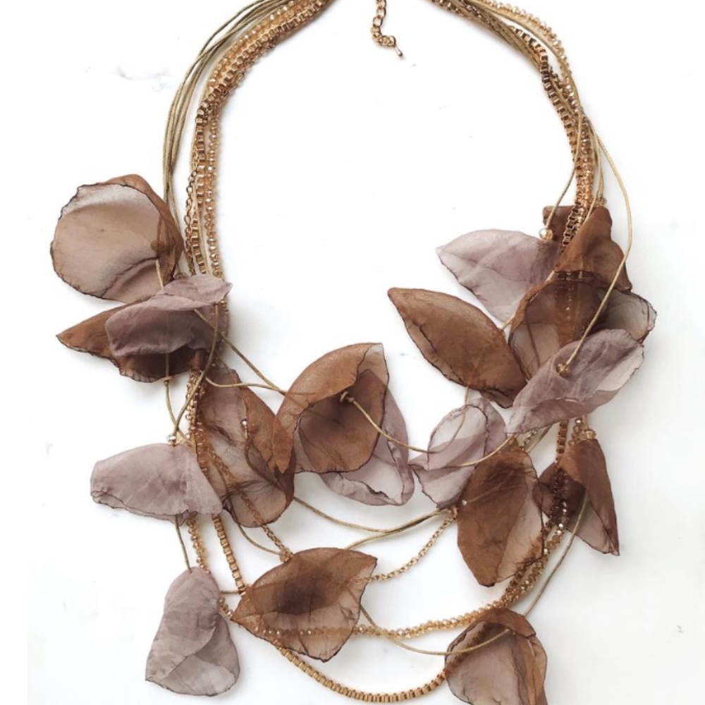 Beautiful Fabric Necklace